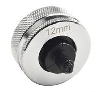 Cabezal expansor de tubo de acero al carbono de 10-42 mm con rotación automática para CT-100 para expansores CT-300 | 11 tamaños de 3/8 a 1-5/8 pulgadas | Reemplazo duradero de plata negra (12 mm)