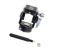 Cabezal fluido de cámara compatible con RS3 RS4 Bend Placa de liberación rápida para cambio rápido, cabezal de mango desmontable