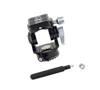 Cabezal fluido profesional con amortiguación hidrostática para una rotación e inclinación suaves de 360 grados en video