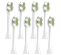 Cabezal For Cepillo De Dientes Eléctrico. Compatible Con Philips HX2000, HX2013, HX2021, HX2023, HX2033, HX2100, HX2400, HX2401 Y HX2403(8PCS Green)