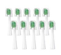 Cabezal For Cepillo De Dientes Eléctrico. Compatible Con Waterpik SF-01, SF-02, SF-03 Y SF-04 Los Cepillos De Dientes Eléctricos Sónicos(10PCS WHITE)