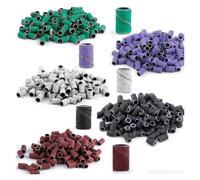 Cabezal lijador para uñas, Bandas de lijado de uñas de grano 80-240, multicolor, 50/100 unidades(80 White 100pcs)