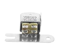 Cabezal Magnético de Grabadora de Casete Estéreo, Plata Metal | Canal Doble Reemplazable, Botón Incluido, para Mantenimiento de Audio y Servicio de Pletina Cassette