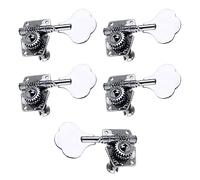 Cabezal máquina sintonizador 1PCS Left & 4PCS Right Bass Tuner Peg Compatible For Guitar Tuning Pegs For Guitar Accessories Guitar Parts (Color : 1 left and 4 right)