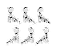 Cabezal máquina sintonizador 3L3R Chrome Guitar Tuning Pegs Key Tuner Machine Head Para La Guitarra Eléctrica Acústica Guitarra Accesorios