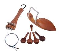 Cabezal máquina sintonizador 4/4 Accesorios De Piezas De Violín ACCESORIOS Jujube De Madera Barbilla Resto Tailpiece Tuning Tuning Tuning Tailgut EndPin Strings Kit Bricolaje