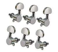 Cabezal máquina sintonizador 6 PCS Guitar Machine Sintonizadores Metálicos 3 Izquierda 3 Derecho Tuning Tuning Key Pegs Reemplazo Para Guitarras Eléctricas
