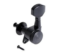 Cabezal máquina sintonizador 6 PCS Guitar Tuning Pegs Sintonizadores Cabezas de la máquina con llaves de ajuste negro de bloqueo para la guitarra acústica eléctrica (Color : 6L)