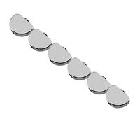 Cabezal máquina sintonizador 6 Piezas Guitarra Tuning Pegs Teclas Sintonizadores Zinc Aleación Tunner Botón Plata Pieza
