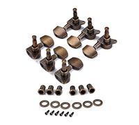 Cabezal máquina sintonizador 6pcs 3R 3L Guitarra Acústica Tuning Tuning Peg Tuner Machine Heads Bronce