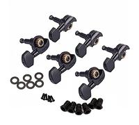 Cabezal máquina sintonizador 6pcs / Set 3R3L Guitarra Abierta Sintonización Tuning Pegs Keys Machine Heads Sintonizadores R 1:18 Accesorios De Guitarra