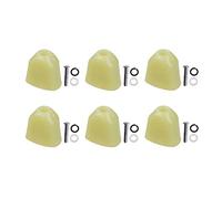 Cabezal máquina sintonizador 6pcs Tuning Peg Caps Pulido TUNER TECLO Botón Tapa Tapa De Cuerdas Manija Para Guitarras Acústicas Y Eléctricas (Color : Green)