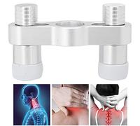 Cabezal masajeador de corrección de Columna Manual, Distancia Ajustable Cabezal de masajeador de corrección de Columna para la Familia para masajeador de corrección de Columna de una Sola(Silver)