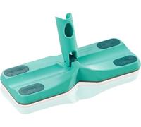 Cabezal Mopa Atrapapolvo Clean & Away de Leifheit con Click-System, Mopa plana para limpieza en seco, la suciedad es atrapada como un imán, apta para palos telescópicos con Click-System, Único