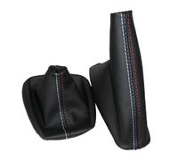 Cabezal Palanca Cambio Marchas Coche para BMW Serie 3 E36 E46 E30 E34 para M3 Z3 Funda De Cuero para Palanca De Cambios De Coche Funda De Freno De Mano Manual Accesorios