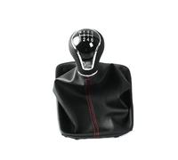 Cabezal Palanca Cambio Marchas Coche Para Seat Para Leon III MK3 2012-2020 Perilla Cambio Marchas Para Coche 5/6 Velocidades Con Funda Para Palanca Cambios LHD Accesorios(6 Speed Black Red)