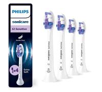 Cabezal Philips Sensitive HX6054/87 Blanco Pack 4 Extra Suave Compatible Sonicare