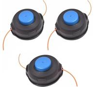 Cabezal Recambio Recortadora, 3PC Cabezal Cortacésped,T35 Cabezal de Cortacésped,Cabezal M10 x 1,25, Desbrozadora para Husqvarna T35 128R 125LDx 128 LDx 323LDx 327LDx 324LDx 125R 323RIL 324Rx
