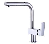Cabezal rociador de Correa, Grifo de Cocina, Mezclador frío y Caliente, Grifo Cuadrado de Cobre para Fregadero de Cocina, aireador de Mano Cuadrado Giratorio Universal de una Sola manija.