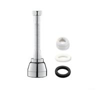 Cabezal rociador de grifo de cocina, manguera de extensión giratoria de 360° - Extensor de grifo general con cabezal de pulverización ajustable que incluye adaptador, para fregadero de cocina, baño e