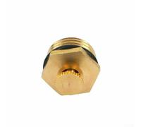 Cabezal rociador de latón para césped y uso agrícola con cobertura de 2 a 4 metros y conexión roscada de 1/2 pulgada