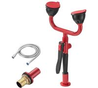 Cabezal Rociador para Lavado De Ojos, Estación De Lavado De Ojos Extensible con Cubierta Antipolvo Y Manguera De 1,5 M, Unidad De Lavado De Ojos, Ducha para Lavado De Ojos, Seguridad