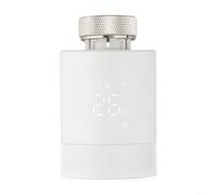 Cabezal termostático de válvula de radiador para zigbee para Smart TRV para Tuya Hub Voice Assistant anticongelante detección de ventana, color blanco, 88 x 54 mm