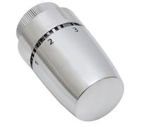 Cabezal Termostático para Grifo de Radiador Color Cromado | Conexión Estándar M30 x 1.5 | Diseño Elegante y Control Preciso de Temperatura | NOYON & THIEBAULT