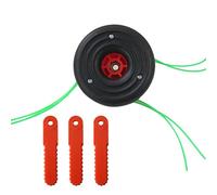 Cabezal universal de repuesto para desmalezadora eléctrica a gas, apto para Roybi Stihl Echo Homlite Husqvarna, compatible con M10 x 1.25 pulgadas, rosca izquierda eje recto