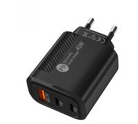 Cabezal USB de Carga rápida | Cabezal de Cargador de teléfono | Tipo-c Bloque de Carga del teléfono de QC3.0 2PD 40W incombustible para el hogar, Coche, Celular, Banco del Poder