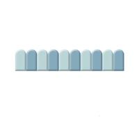 Cabezale de pelado y palo 3CM grueso, paneles de pared de cuero de PU impermeables, cojín autoadhesivo para la decoración del dormitorio y el parachoques de la sala de juegos, fácil instalación de res