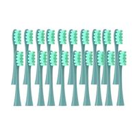 Cabezales 20PCS, compatible con Oclean, Flow X PRO Elite X | One Z1 F1 Air 2 SE cabezales para cepillo dental eléctrico, cerdas selladas al vacío, adultos(20 pcs green)