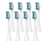Cabezales a presion, compatible con Philips, 4100 2100 | 1100, 4300, 5100, 5300, 6100, 6500, 7000, 7300, 7500(White-8 Pcs)