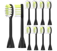 Cabezales adultos, compatible con Philips, HY1100 HY1200 | Cabezales de plástico para adultos, para serie BH1022, modelo GBB-PHONE(8pcs Black)