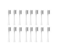 Cabezales, compatible con Oclean, X Pro Elite One X Z1 | X Pro, F1, Air 2, SE, cabezales de repuesto sónicos, forma W, cerdas suaves, 16pcs(16pcs grey)