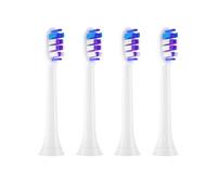 Cabezales, compatible con Philips, 4100 6500 6100 7500 | Cabezales de repuesto for cepillo dental eléctrico for series 5300 y 1100, uso diario(4PCS Purple)