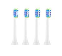 Cabezales, compatible con Philips, 4100 6500 6100 7500 | Cabezales de repuesto for cepillo dental eléctrico for series 5300 y 1100, uso diario(4PCS Blue)