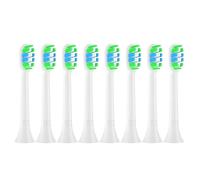 Cabezales, compatible con Philips, 4100 6500 6100 7500 | Cabezales de repuesto for cepillo dental eléctrico for series 5300 y 1100, uso diario(8PCS Green)
