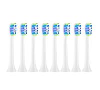 Cabezales, compatible con Philips, 4100 6500 6100 7500 | Cabezales de repuesto for cepillo dental eléctrico for series 5300 y 1100, uso diario(8PCS Blue)