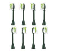 Cabezales, Compatible Con Philips, ONE Series HY1100/HY1200 | Recambios de cabezal para cepillo eléctrico, plástico, adultos(8X green)