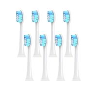 Cabezales, compatible con Philips, para 1100 2100 4100 | Cabezales de plástico para adultos para cepillo eléctrico, también para 5100 5300 6100 y 7500(8pcs Blue)