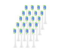 Cabezales, compatible con Philips, Sonicare plástico adulto | Cabezales de plástico para cepillo dental de adultos, aptos para reemplazo diario(20HB40C)