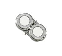 Cabezales de afeitado universales de acero inoxidable PQ182 PQ183 con kit de soporte de montaje ABS de repuesto, compatibles con Philips, PQ182 PQ183 PQ206