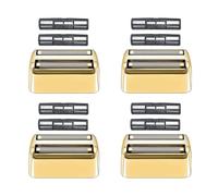 cabezales de afeitar de repuesto compatibles con BaByliss Foil Shaver (Gold/4)