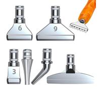 Cabezales de bolígrafo Dp de acero inoxidable, puntas de bolígrafo artístico de diamante de Metal de 6 piezas, cabezales multiplacer puntas artísticas de diamante con estuche para B8/B7