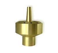 Cabezales de boquilla de fuente, boquilla de cortina de agua, boquilla de fuente de cortina de lluvia para hoteles, clubes y restaurantes T-R8P-P (1/2 pulgada - DN15)