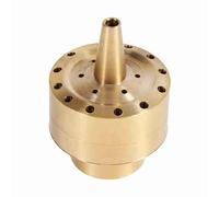 Cabezales De Boquilla De Fuente De Latón, Multi Dirección Jet para Columna De Agua, Pulverización De Jardín, Cabeza De Rociadores para Estanque, Decoración Exterior (3/4")