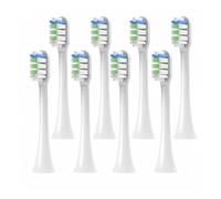 Cabezales de cepillo, compatible con SOOCAS, X3S X3U, 8 uds | Cabezales de cepillo dental de plástico para adultos, para cuidado bucal diario y recambio(White 8 sticks)