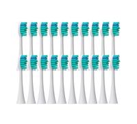 Cabezales de cepillo compatibles con puntas Boquillas suaves Empaquetado al vacío Serie Hx3/6/8/9 General(20pcs BlueGreen)