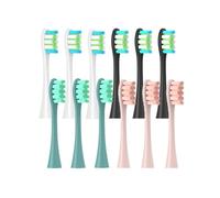 Cabezales de cepillo de 4 o 6 piezas, compatibles con cepillos de dientes eléctricos Oclean, envasados al vacío.(6pcs black)